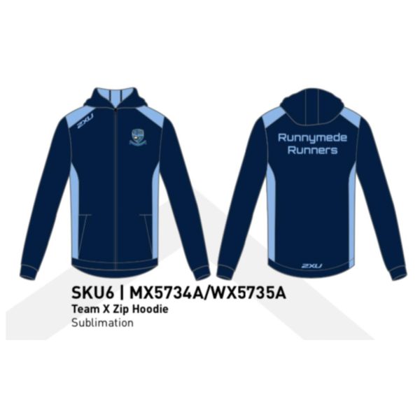 2XU X Zip Club Hoodie